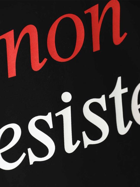 24FW 모스키노 반팔 티셔츠 70904411555 Black - MOSCHINO