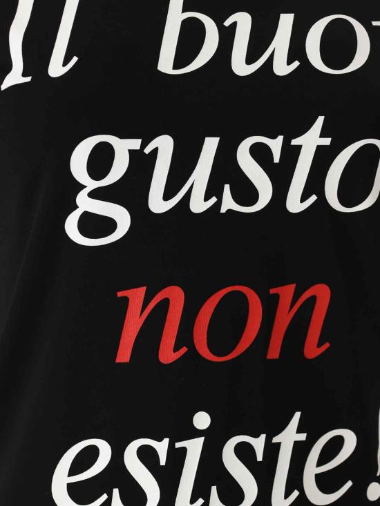 24FW 모스키노 반팔 티셔츠 70904411555 Black - MOSCHINO