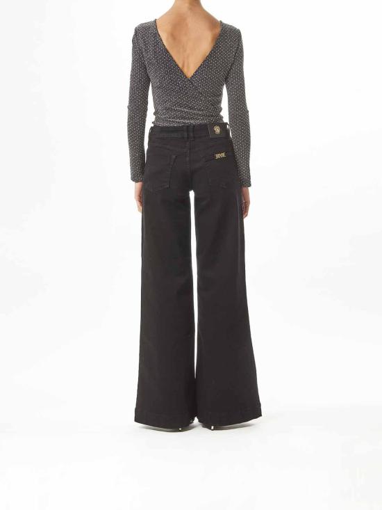 25SS 베르사체 스트레이트 팬츠 78HAB561CDW00909 Black - VERSACE