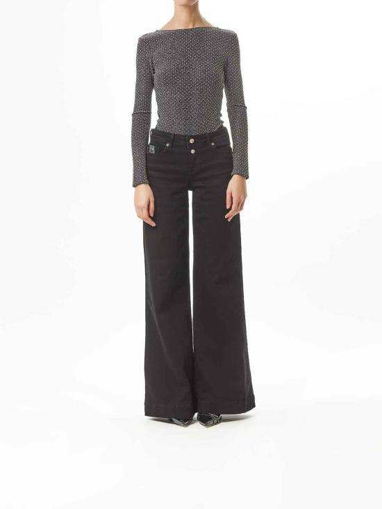 25SS 베르사체 스트레이트 팬츠 78HAB561CDW00909 Black - VERSACE