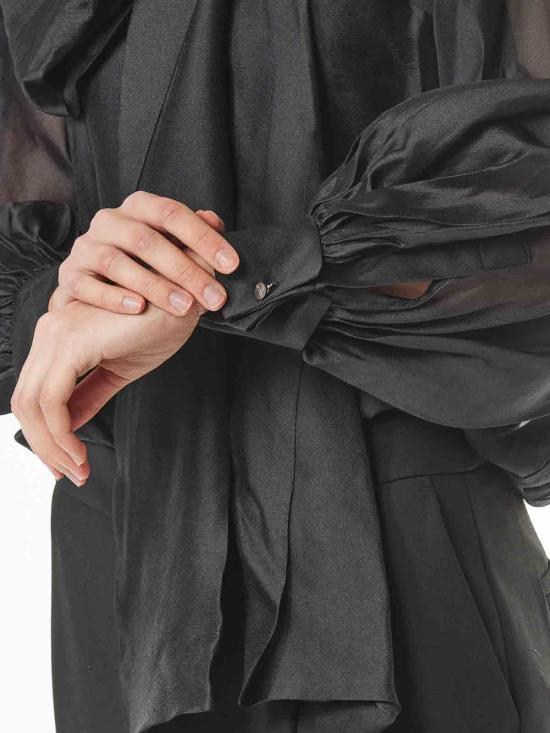 25SS 칼라거펠트 블라우스 A1W11015979 Black - KARL LAGERFELD