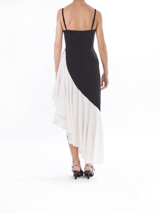 26SS 칼라거펠트 롱 원피스 A2W13019998 Black - KARL LAGERFELD