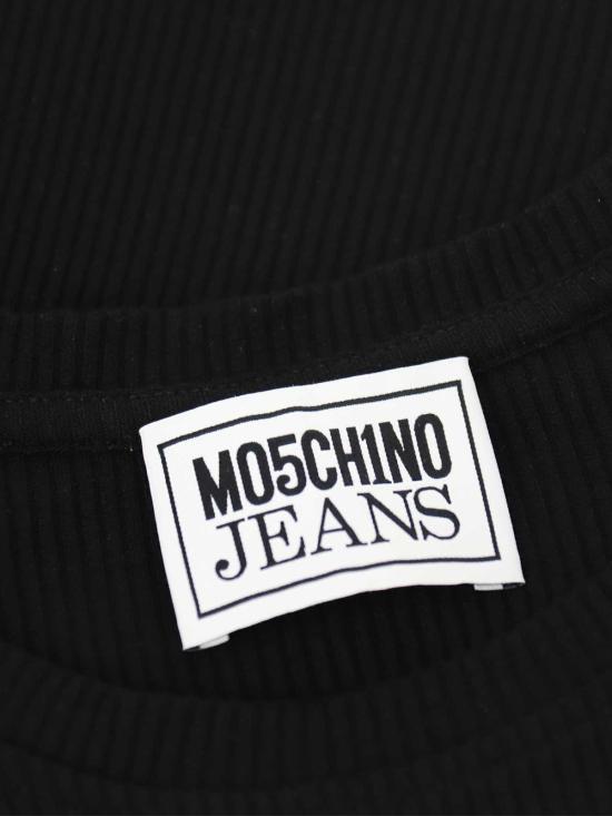  모스키노 반팔 티셔츠 120437590555 Black - MOSCHINO