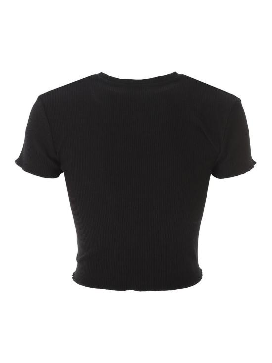  모스키노 반팔 티셔츠 120437590555 Black - MOSCHINO