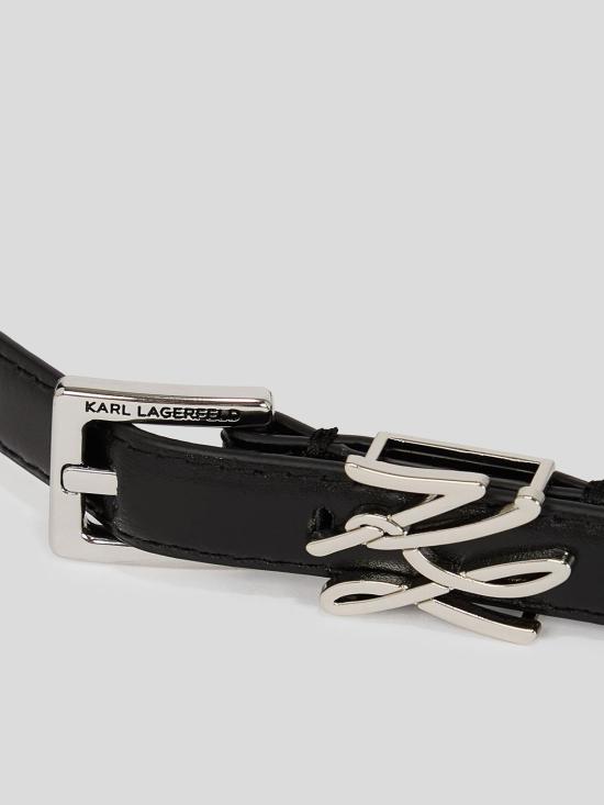  칼라거펠트 레귤러 벨트 A1W33061999 Black - KARL LAGERFELD