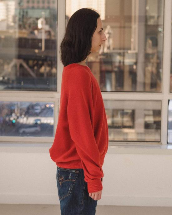  베이스레인지 스웨터 Baserange Soar Purl  Melograno 레드 - BASERANGE