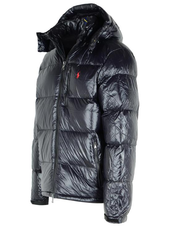 26FW 폴로 랄프로렌 고햄 글로시 다운 자켓 710968281001 Black - POLO RALPH LAUREN