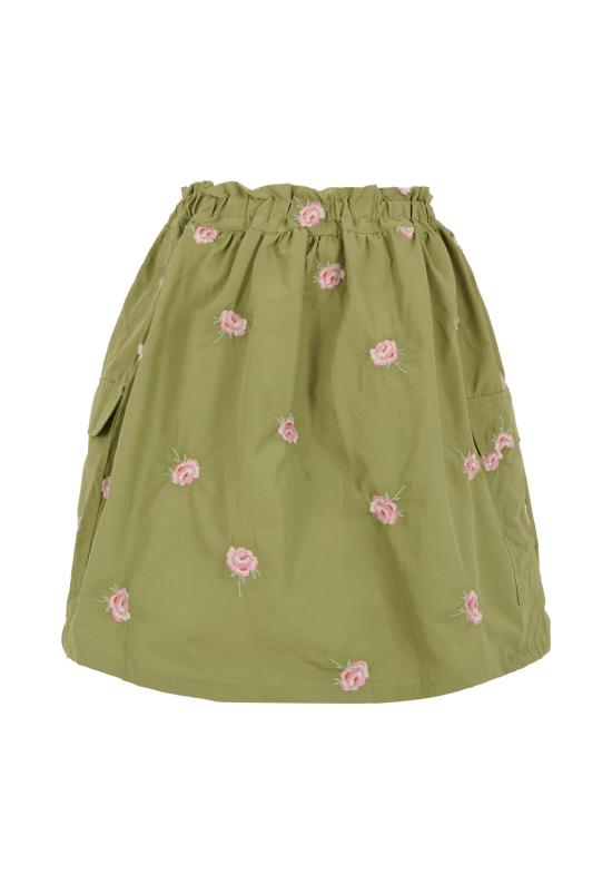 25FW [키즈] 스텔라 맥카트니 스커트 TX7B01 Z3054 727EM GREEN - STELLA MCCARTNEY