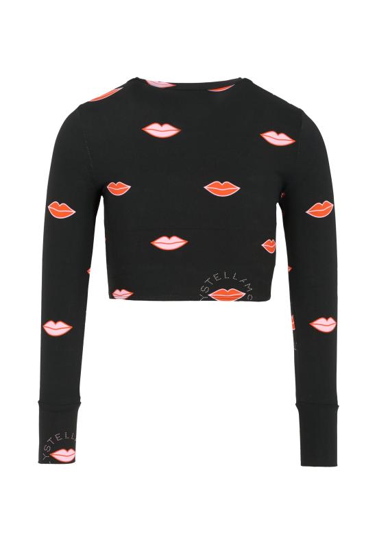 25FW [키즈] 스텔라 맥카트니 탑 TX8D50 Z3399 930MC BLACK - STELLA MCCARTNEY