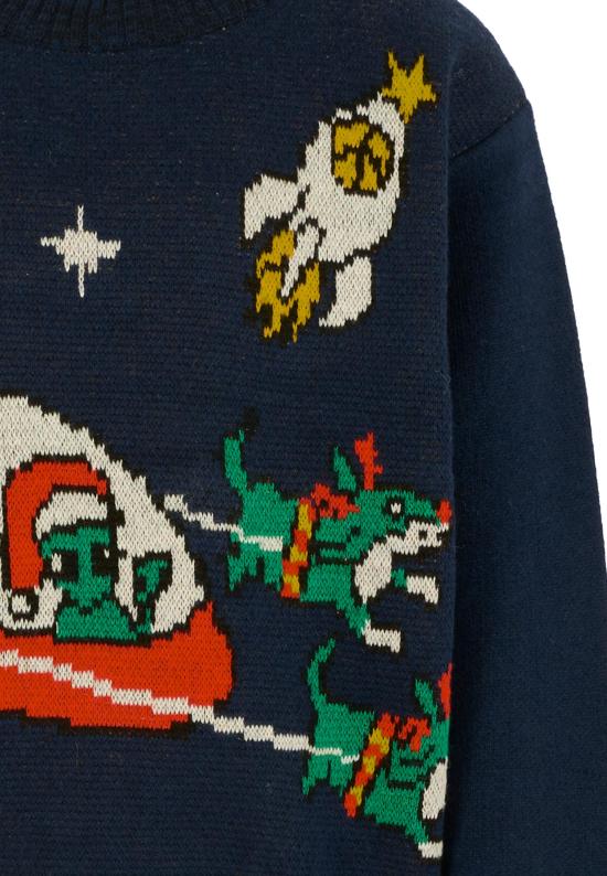 25FW [키즈] 몰로 니트/스웻셔츠 1W25K204 9673 BLUE - MOLO