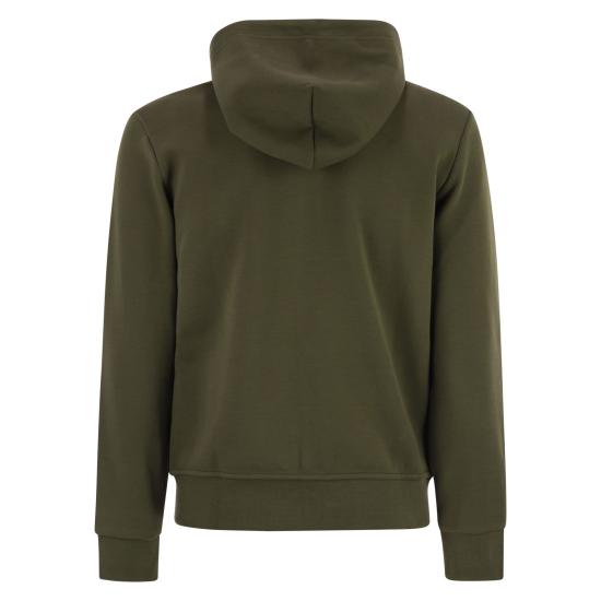 25FW 폴로 랄프로렌 더블 니트 후드 집업  710881517 OLIVE GREEN - POLO RALPH LAUREN