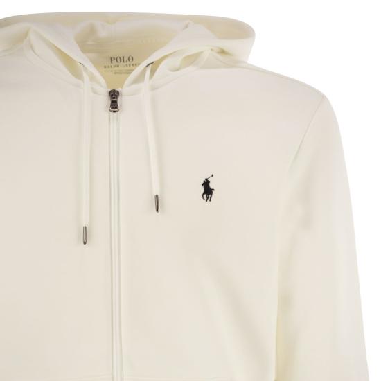 26SS 폴로 랄프로렌 더블 니트 후드 집업  710881517 WHITE - POLO RALPH LAUREN