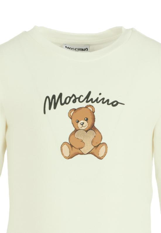 25FW [키즈] 모스키노 탑 HDO010 LBA11 10063 IVORY - MOSCHINO