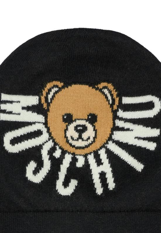 25FW [키즈] 모스키노 모자 HUX02O LHE43 60100 BLACK - MOSCHINO