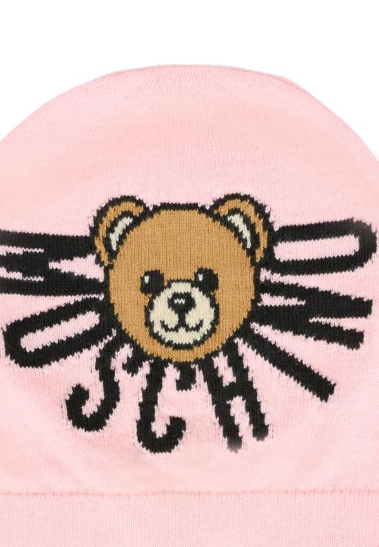 25FW [키즈] 모스키노 모자 HUX02O LHE43 50209 PINK - MOSCHINO