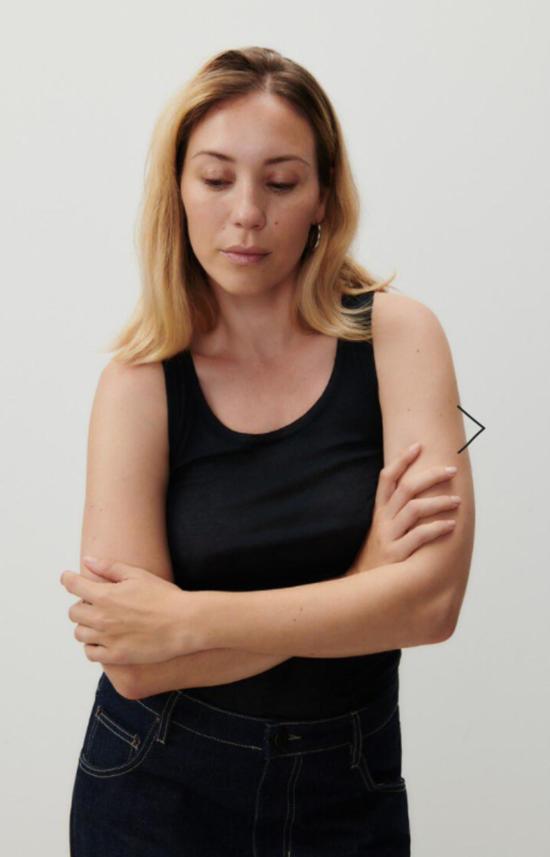  아메리칸 빈티지 민소매 티셔츠 매사추세츠 탱크탑 - AMERICAN VINTAGE