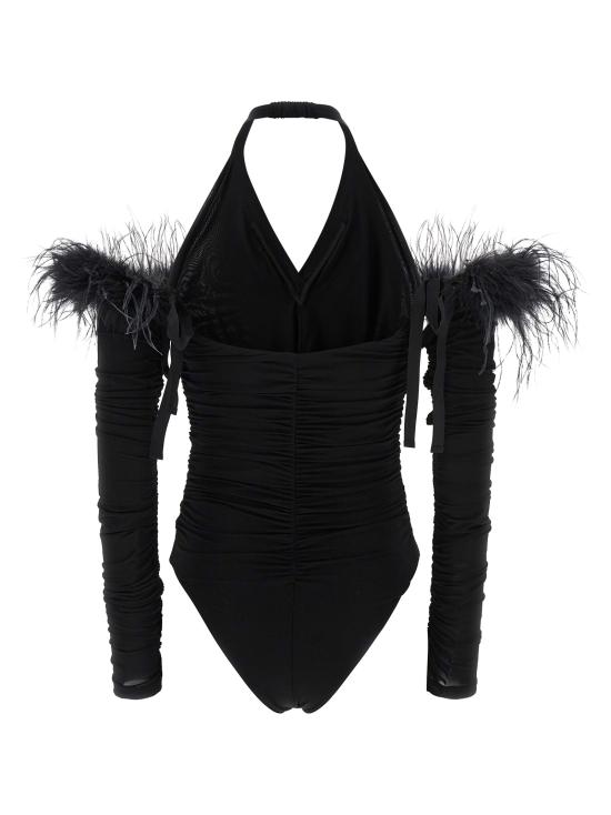 25FW 핑코 바디수트 티셔츠 105483A2GSZ99 Black - PINKO