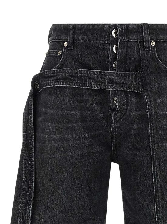 25FW 장 폴 고티에 데님 팬츠 2503WTR022D01606 Black - JEAN PAUL GAULTIER