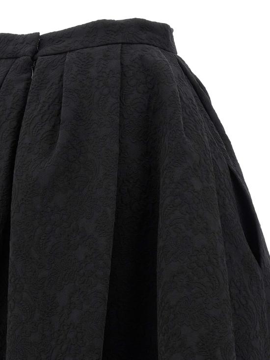 25FW 캐롤리나 헤레라 미디 스커트 P2511N315CCQ001 Black - CAROLINA HERRERA