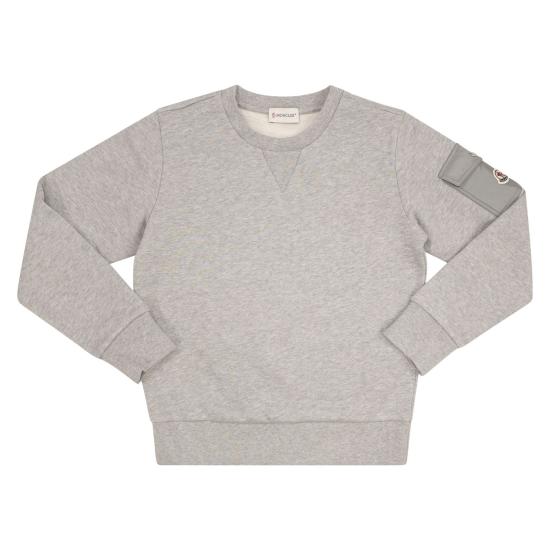 25FW [키즈] 몽클레어 캐시미어 니트 K29548G00024 GREY