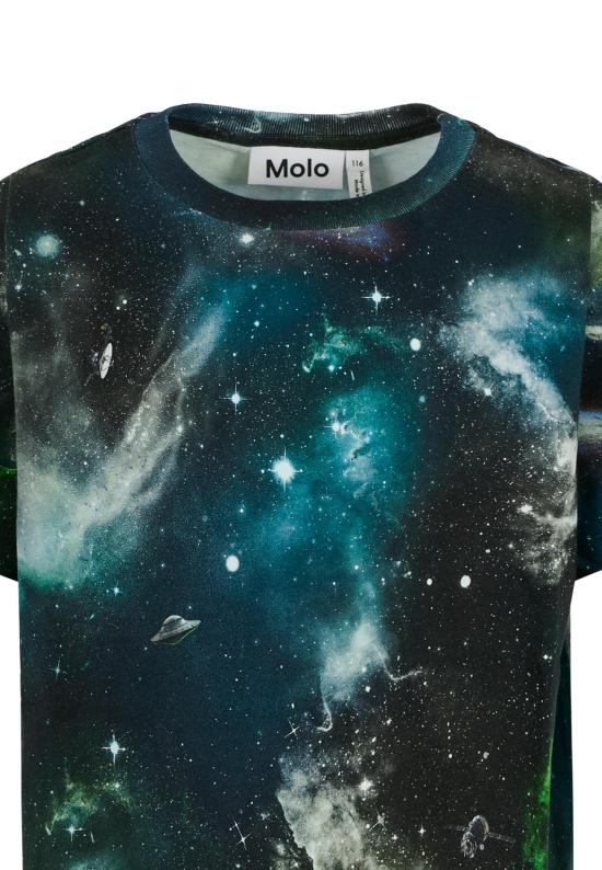 25FW [키즈] 몰로 티셔츠 6W25A202 9416 BLACK - MOLO