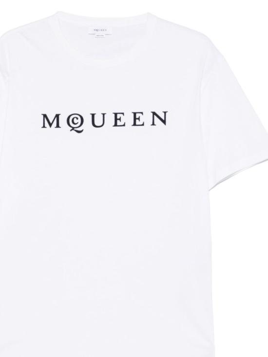 25FW 알렉산더 맥퀸 반팔 티셔츠 828420 QTADD0909 White - ALEXANDER MCQUEEN