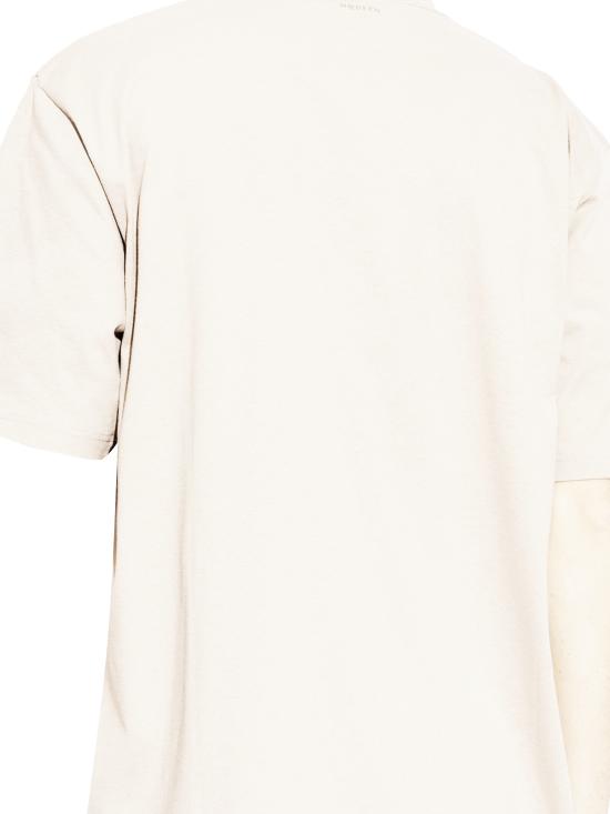 25FW 알렉산더 맥퀸 반팔 티셔츠 815067 QTAC50979 WHITE STONE - ALEXANDER MCQUEEN