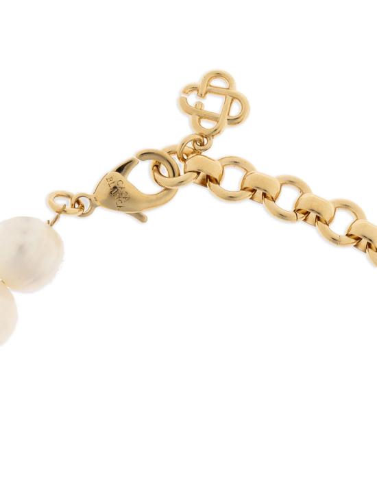 25FW 카사블랑카 브레이슬릿 APF25JW09101 PEARL GOLD - CASABLANCA