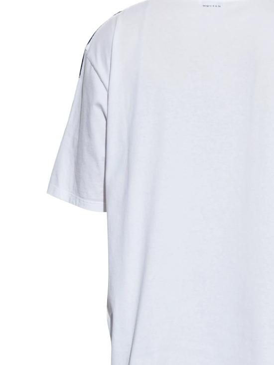25FW 알렉산더 맥퀸 반팔 티셔츠 815067 QTAC50909 White - ALEXANDER MCQUEEN