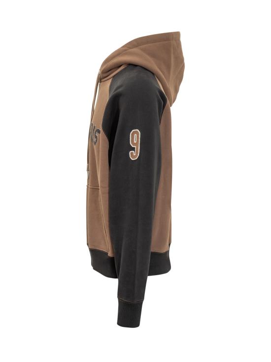 25FW 아미 긴팔 티셔츠 H25HSW768747 2162H25 NOISETTE NOIR - AMI