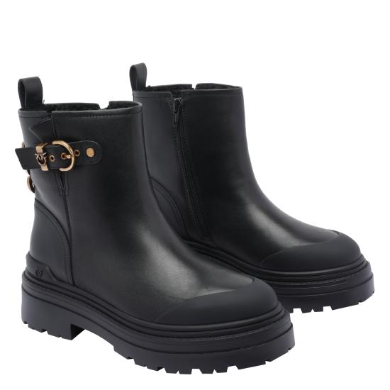 25FW 핑코 부츠 SD0409P063 Z99 Black - PINKO