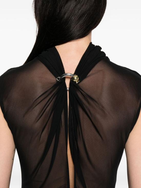 25FW 장 폴 고티에 미디 원피스 WDR022M001 Black - JEAN PAUL GAULTIER