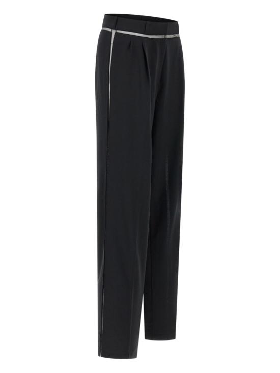 25FW 넨시 도자카 스트레이트 팬츠 NDSS25TRS065 BLACK Black - NENSI DOJAKA