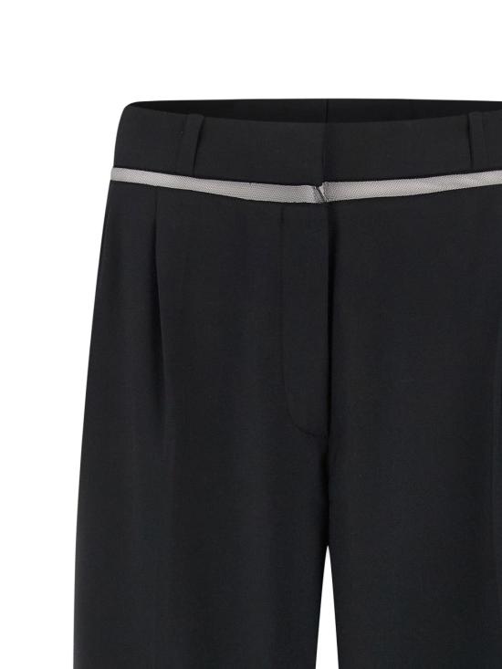 25FW 넨시 도자카 스트레이트 팬츠 NDSS25TRS065 BLACK Black - NENSI DOJAKA