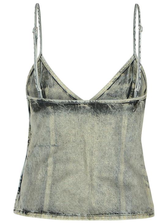 25SS 디젤 민소매 티셔츠 A16847 09L7902 Silver - DIESEL