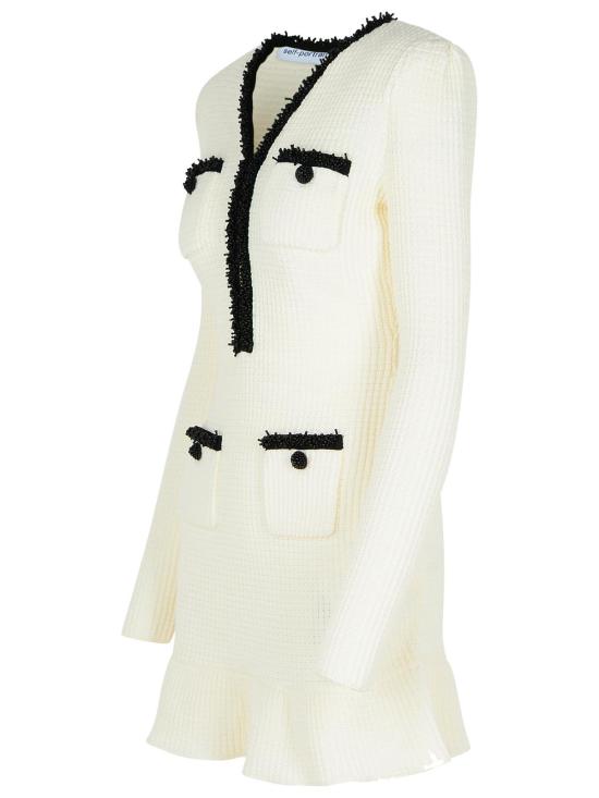 25SS 셀프 포트레이트 숏 원피스 RS25 087S WWHITE White - SELF PORTRAIT