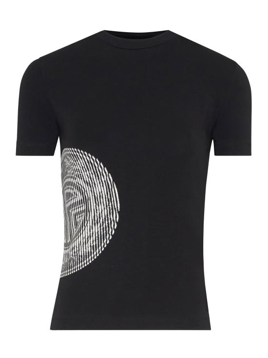 25FW 장 폴 고티에 반팔 티셔츠 WTO376J002 0001 Black