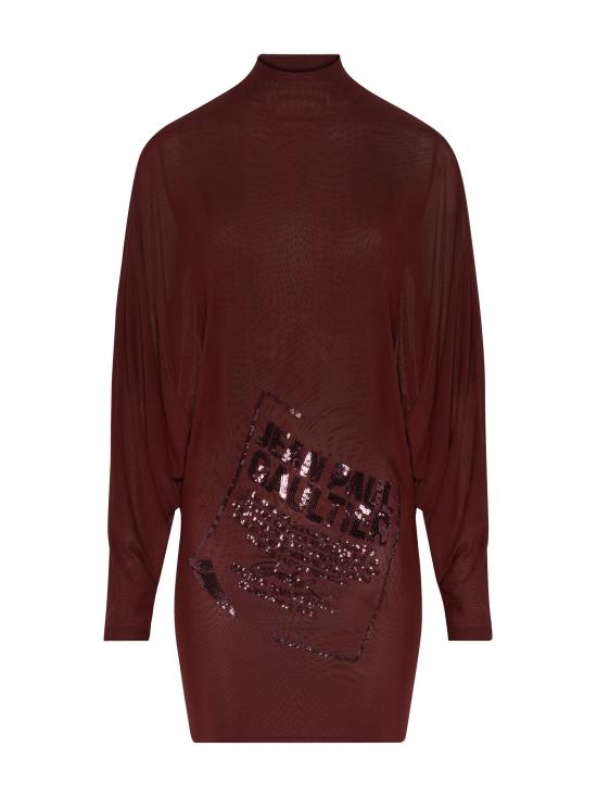 25FW 장 폴 고티에 숏 원피스 WDR055M001 28 Bordeaux