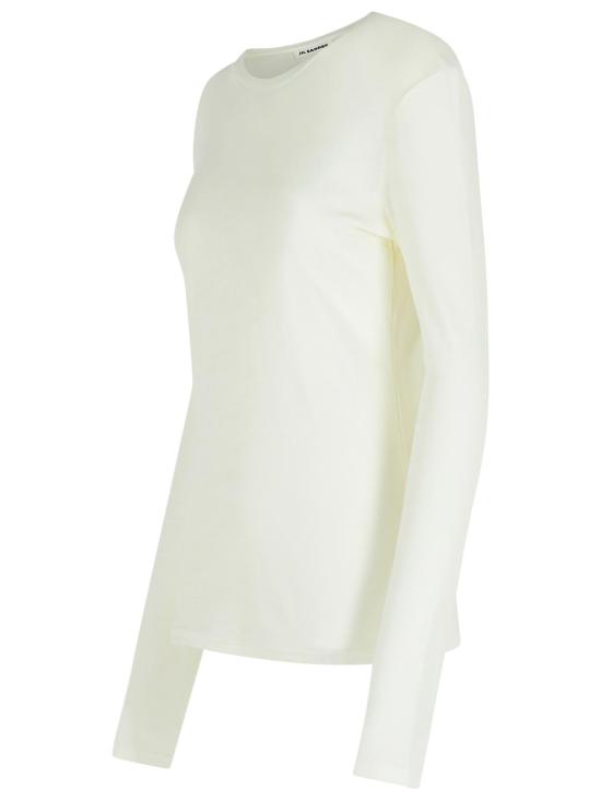 25SS 질샌더 긴팔 티셔츠 J03FV0117 J20145100 White - JIL SANDER
