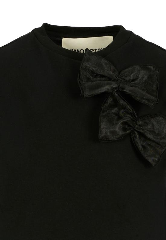 25FW [키즈] 시모네타 티셔츠 SX8A01 J0177 930 BLACK - SIMONETTA