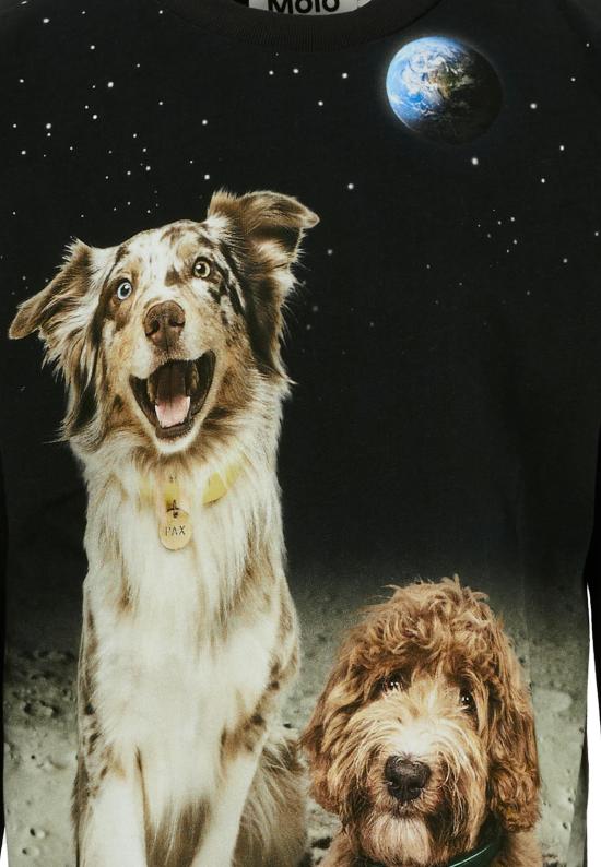 25FW [키즈] 몰로 티셔츠 1W25A403 9614 BLACK - MOLO