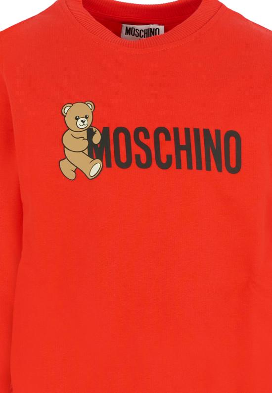 25FW [키즈] 모스키노 니트/스웻셔츠 HPF08V LCA83 50109 RED - MOSCHINO