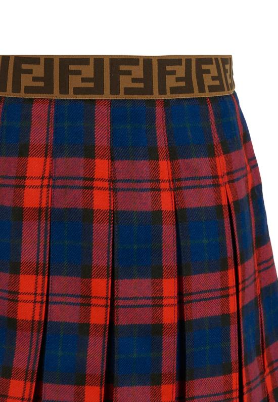 25FW [키즈] 펜디 스커트 JFE182 AUKJ F1SAX RED - FENDI