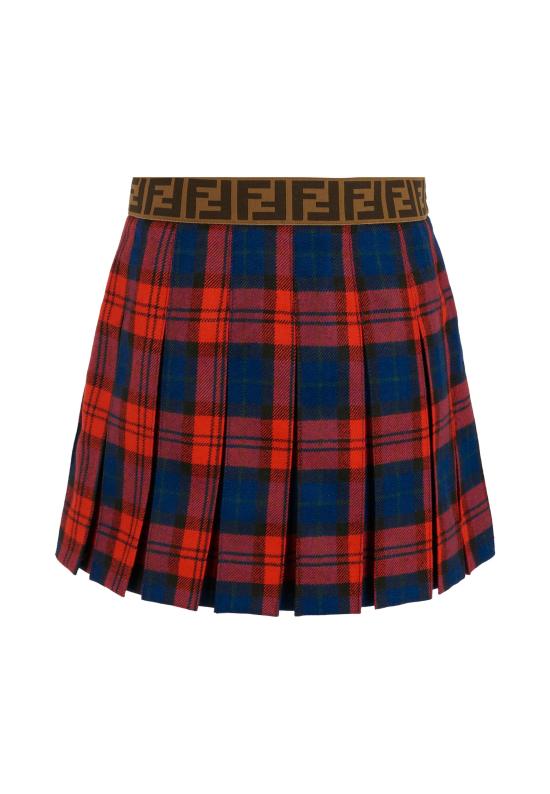 25FW [키즈] 펜디 스커트 JFE182 AUKJ F1SAX RED