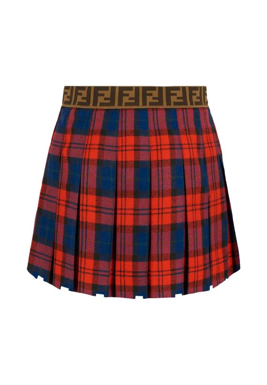 25FW [키즈] 펜디 스커트 JFE182 AUKJ F1SAX RED - FENDI