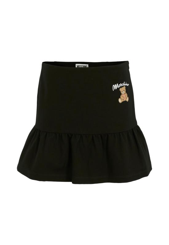 25FW [키즈] 모스키노 스커트 HDJ03W LJA00 60100 BLACK