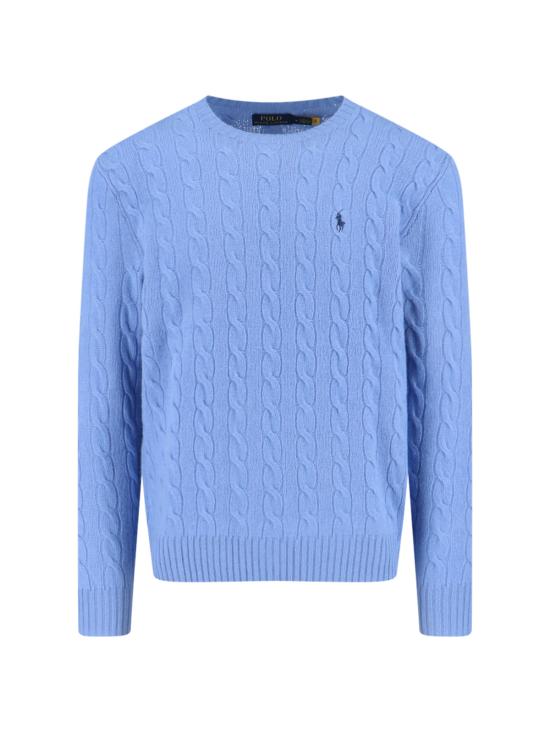 25FW 폴로 랄프로렌 케이블 니트 스웨터 710 876762 032 Blue