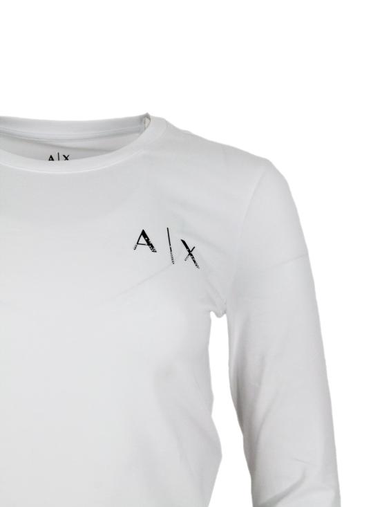 25FW 알마니 긴팔 티셔츠 XW001353AF17173 U0002 White - ARMANI