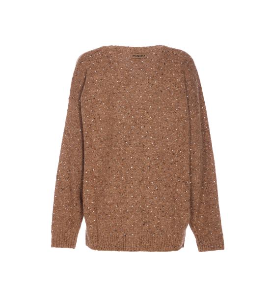 25FW 핑코 가디건 105739 A2U4C3Z Brown - PINKO