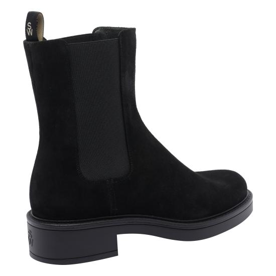 25FW 스튜어트 와이츠먼 부츠 SM394 CELIA CHELSEA BOOTIE SPDBLK Black - STUART WEITZMAN